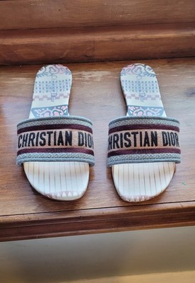 Womens Christian Dior Dway Slide Sandals