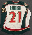 2007-08 Set 3 Mark Parrish Minnesota Wild NHL Hockey Game Worn Jersey