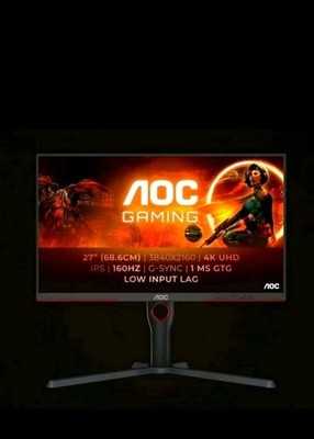 AOC AGON U27G3X 27 Zoll 4K UHD IPS LED Gaming-Monitor - Schwarz/Rot