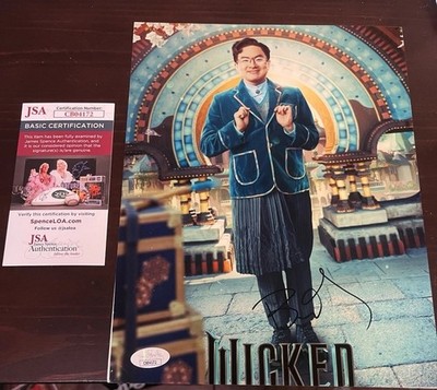 BOWEN YANG SIGNED WICKED PFANNE SNL STAR PHOTO JSA COA HANDSOME COOL 2024