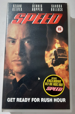 SPEED (KEANU REEVES) INCLUDING BILLY IDOL MUSIC VIDEO - VHS ORIGINALSPRACHE