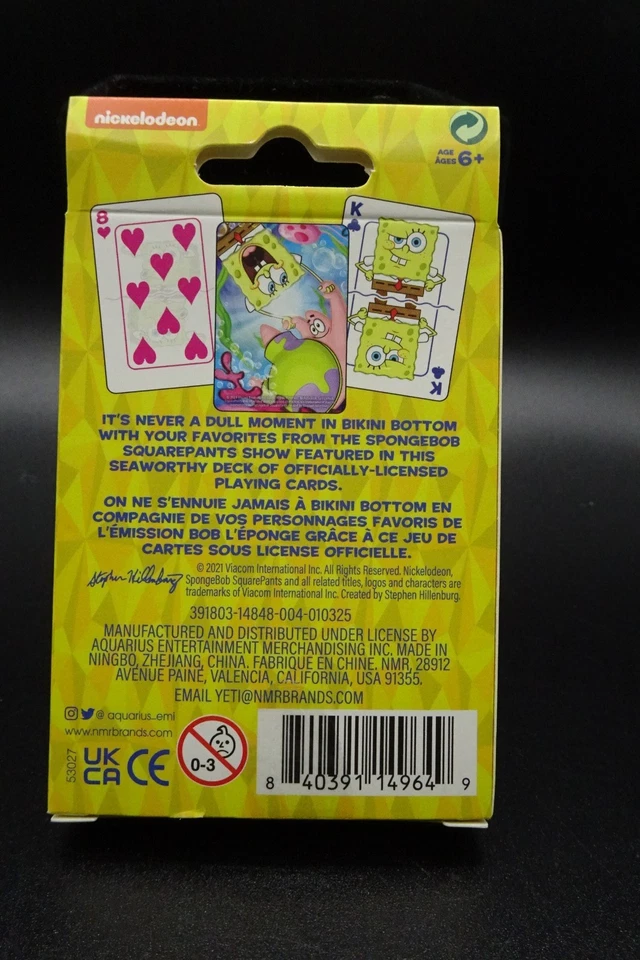 SpongeBob PEANUTS Angry Birds Teenage Mutant TMNT Playing Cards "You Pick" New - Image 4 of 4