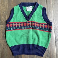 KITESTRINGS Vintage Knit Sweater Vest Boy's 4