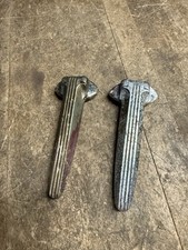 Oem 1937 Ford Chrome Trunk Deck Lid Hinges Ferro 17572 Set Pair Car Parts Usa