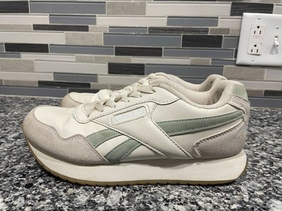 Reebok Classic Nylon Platform Chalk Sage Green Women's Shoes Size 8.5 FFC0119598