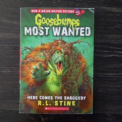 R. L. Stine Goosebumps Signed By The Author 1st Ed. Here Comes the Shaggedy #9