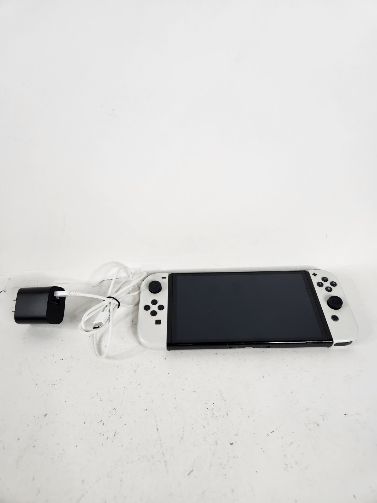 Nintendo Switch OLED HEG-001 Console White Has Charger New Button Covers Tested