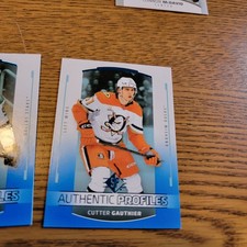 2025-26 Sp Authentic Profiles Cutter Gauthier #AP-1 Blue