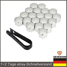 17mm für Radbolzen Radschrauben Radmuttern FÜR Skoda 20x Abdeckung Abdeckungen
