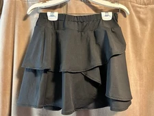 DTL (Down The Line) Skirt Women's Large L Black Tennis Athletic Activewear Skort