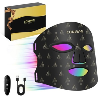 CONLWIN Red Light Therapy Mask for Face, 8 Modes Ultra Lightweight Red Light ...
