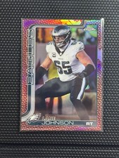 2025 Topps Chrome Lane Johnson Pigskin Parallel Refractor #246