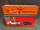 Vintage Hot Wheels Toy 24 Cars Vinyl Collectors Carrying Case Binder (P)