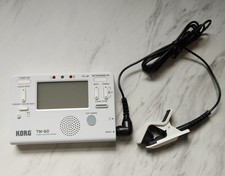 White KORG TM-60 Combo Tuner Metronome, Brand new