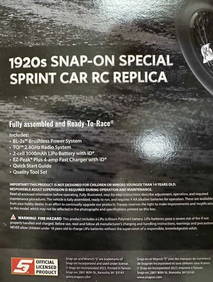 Snap-on Traxxas  1920’s Sprint Car  Limited Edition New In Box Still Sealed - Image 3 of 4