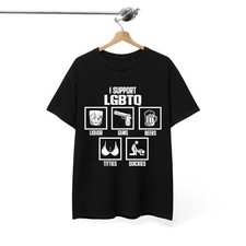 I Support LGBTQ Shirt, Funny Meme Shirt, 100 Cotton Unisex Shirt, Trendy Shirt,