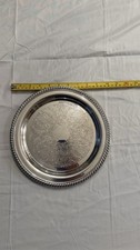 Sheridan vassoio da portata vintage in argento 10"