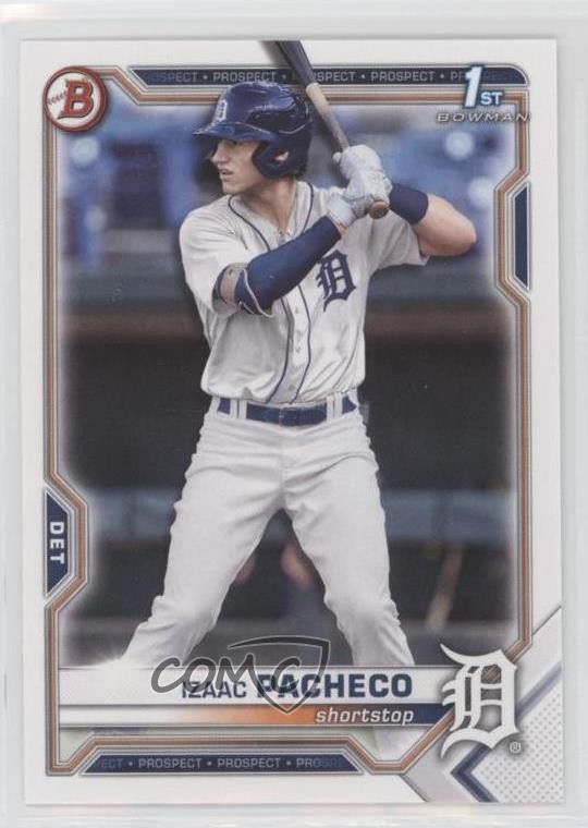2021 Bowman Draft Izaac Pacheco #BD-46 0c7p