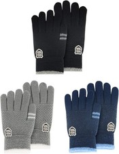 Kids Winter Gloves for Boys Girls, 3 Pairs Children Warm Wool Lined Gloves Toddl