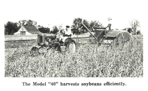 Allis Chalmers Model 40 All Crop Harvester Family Harvesting AC Brochure - Picture 8 of 13
