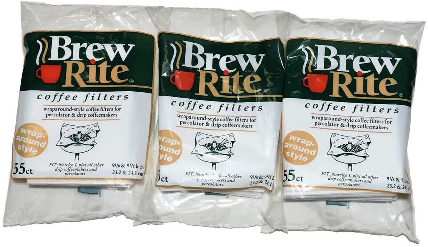 Brew Rite Rockline Wrap around Percolator Coffee Filters (Pa