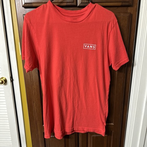 VANS T-Shirt - Size Small - Classic Fit - Red - Great Condition - Unisex - Picture 2 of 4