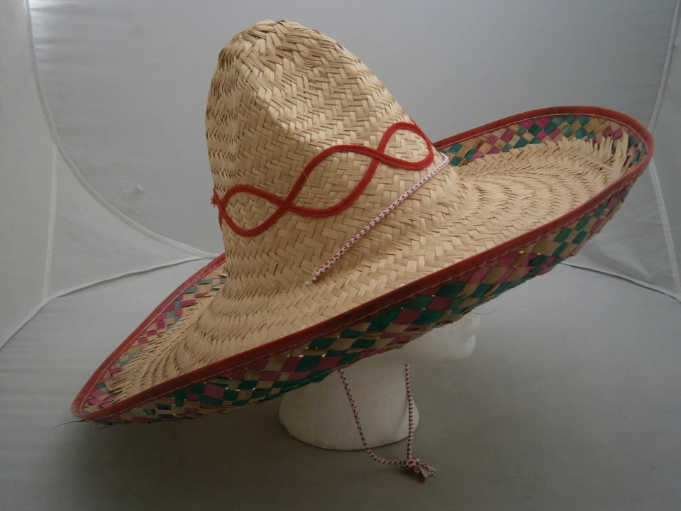 LOTE 2 Sombrero Fiesta Española Mexicana Festivo Adulto Disfraz México Cinco Mayo Foto 2 de 4