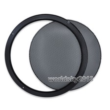 2pcs 10" Inch Speaker Grill Cover Car Audio Decorative Circle Metal Mesh Grille