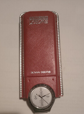 Swatch Olympics Sydney 2000 Watch Battery New Leather-Fabric Strap