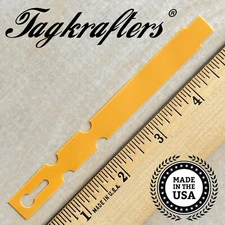 Wrap Around Plastic Nursery Garden Tree Labels Plant Tags GOLD 5"x1/2"