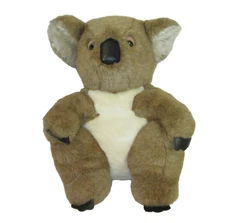 Koala Bear Plush 18" Vintage Life Like BK Realistic Stuffed Animal Brown Ivory