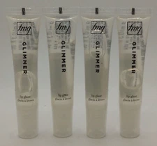 Avon fmg Glimmer Lip Glaze Gloss Shine Vitamin E Hydrating Clear Non Sticky 4pk