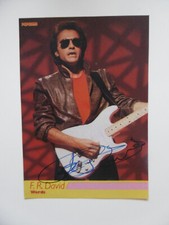 F. R. David Autogramm signed 10x14 cm Popcorn -Starkarte