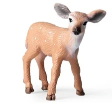 Small White-tailed Deer Animal Toy PVC Action Figure Doll Kids Toys Party Gifts