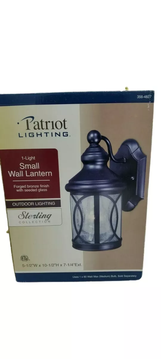 Patriot lighting outdoor wall lantern deals