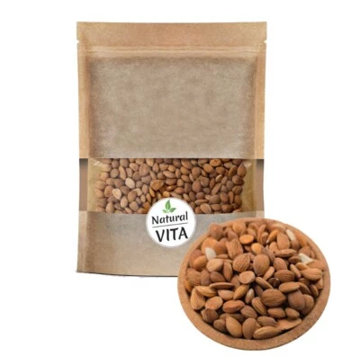 NATURALVITA Organic Raw Bitter Apricot Kernels Seeds- Premium Quality, Pure & Natural