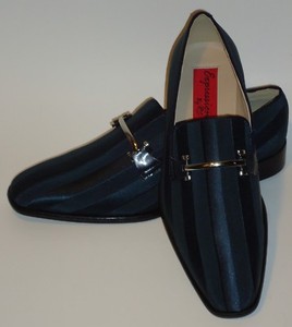 navy satin dress shoes
