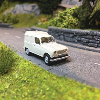 Renault 4L Van, White - Brekina / Sai 1641 - 1/87