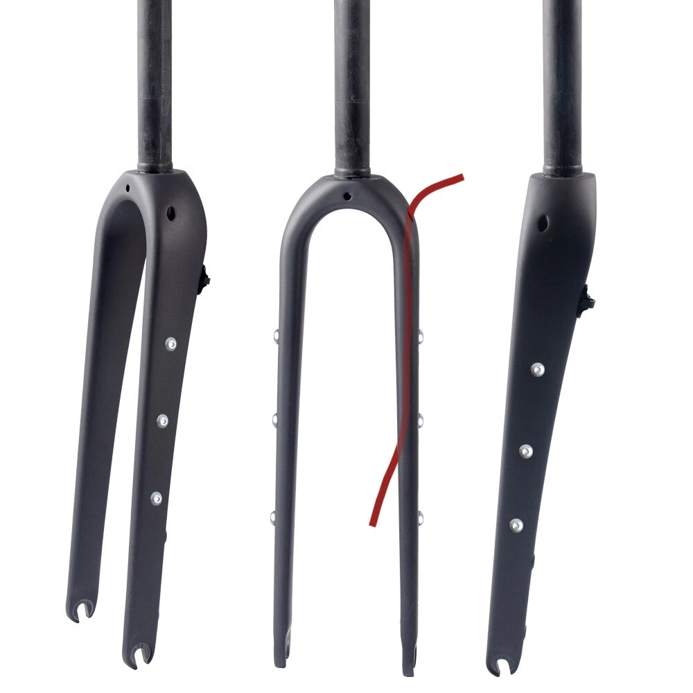 Forcella Rigida In Carbonio 3K EXotic Per MTB 26 - Specifica Per Freni A Disco Lunghezza 44 5 Cm 940083