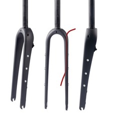 Gravel bike 700C Carbon fiber 1 1/8 road wide tire Fork Flat Mount Disc Brake QR