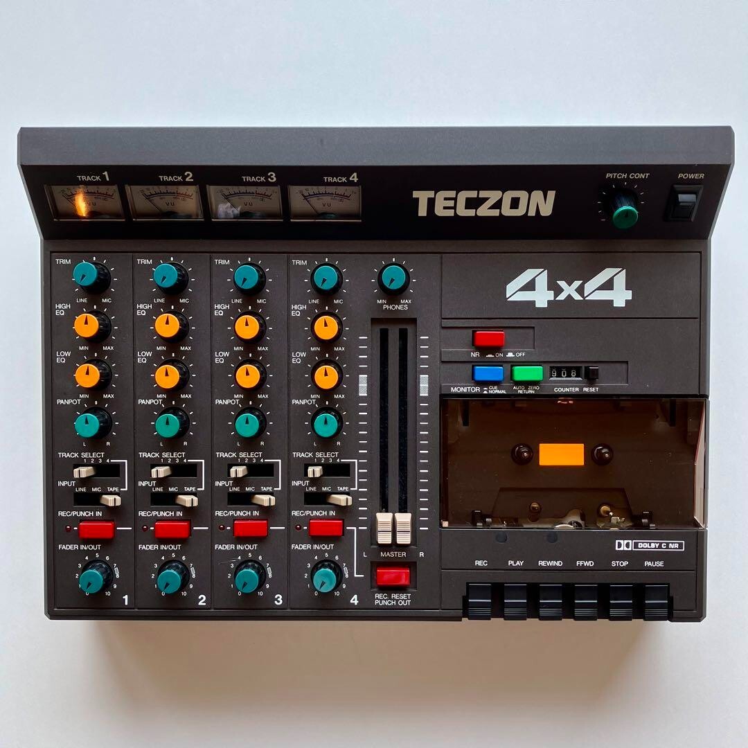 TECZON 4×4 MTR 4TRACK MULTI MIXER Recorder Deck Operation TECZON 4×4 MTR 4TRACK MULTI MIXER Recorder Deck Operation