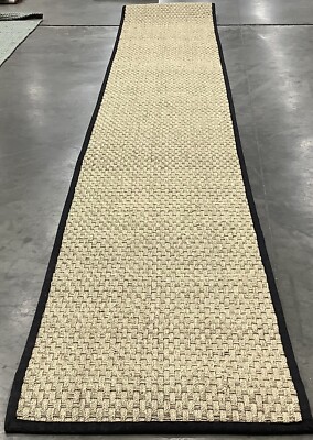 NATURAL BLK 2'-6'' x 16'-0'' Broken Thread Rug Reduced Price 1172680065 NF114C-216