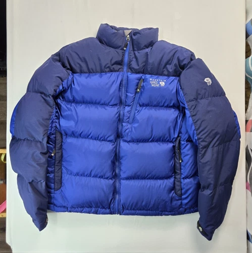 Mountain Hard Wear Sub Zero Blue Quilted Goose Down Expedition Puffer Jacket XXL