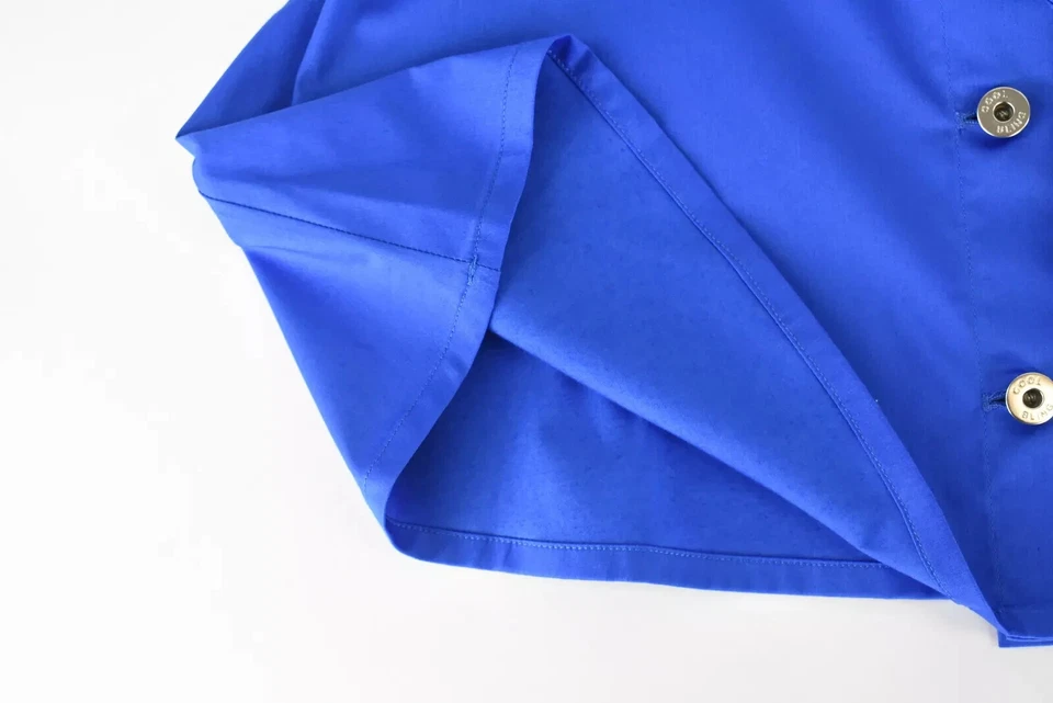 Cop Copine Minogue Robe Femmes ( Ue ) 38 sans Manche Ceinture Bleu Boutons Mini - Photo 4/4