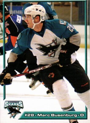 Marc Busenburg 2007-08 Worcester Sharks