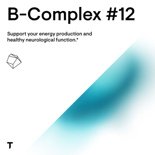 Thorne B-Complex #12 Vitamin B Complex with Active B12 and Folate - 60 Capsules - Picture 4 of 7