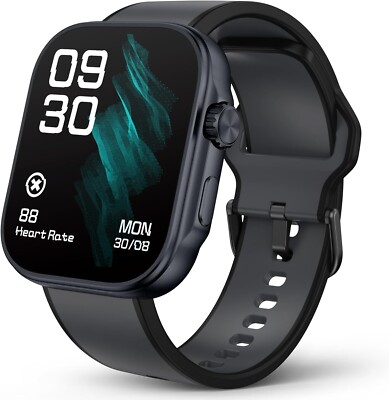 Smartwatch Damen Herren 1.99'' AOD AMODEL Display 3ATM Wasserdicht Fitnessuhr NEU