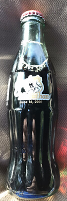(1) 2001 Grandma s Marathon Unopened Coke Bottle