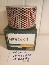 HFA1401 AIR FILTER  FITS HONDA VF400FC , VF400F2E ,VF400FD 1983-1986 NEW