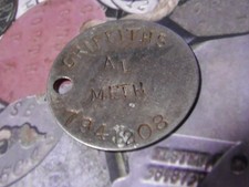 WW2 relic dogtag Royal Armoured Corps RTR - GRIFFITHS 7941208